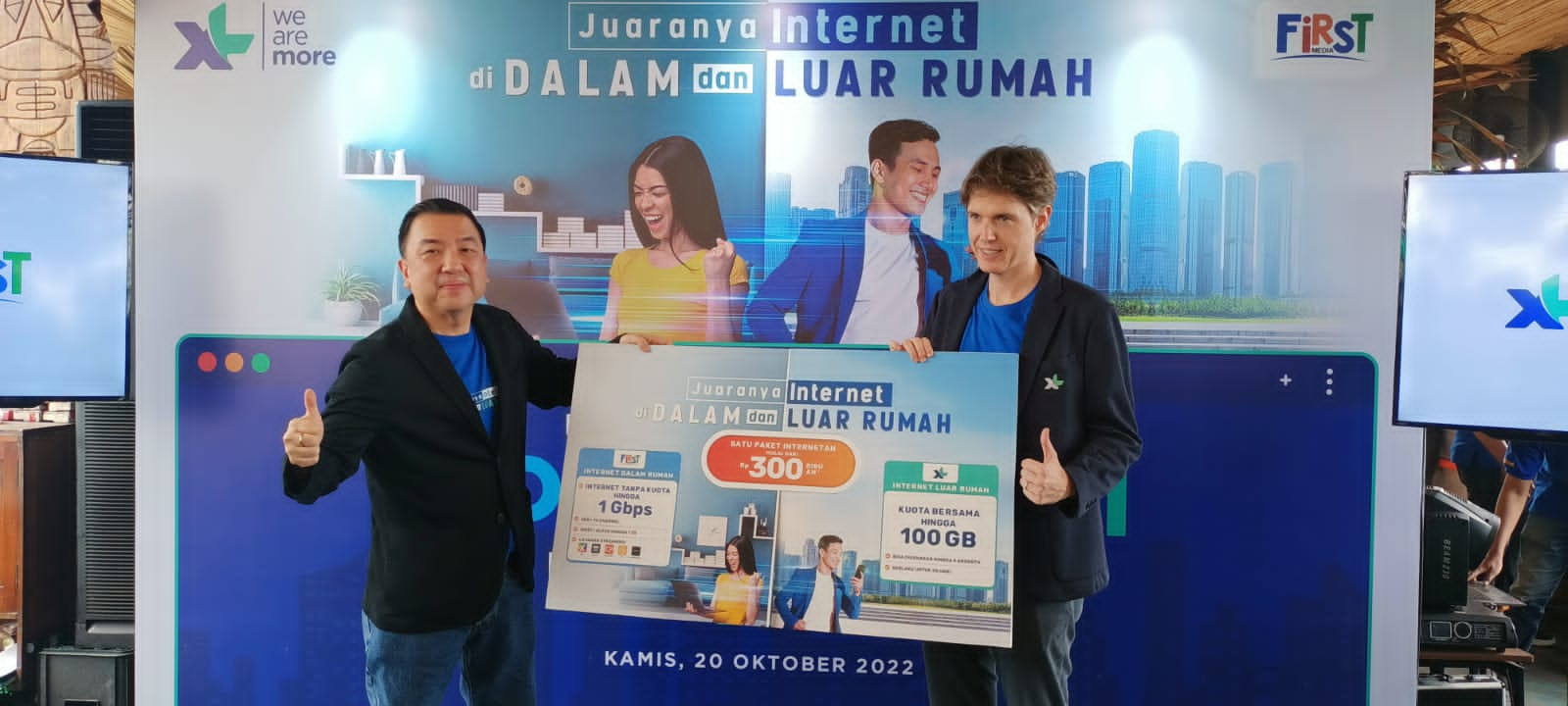 XL Axiata-First Media Geber Internet Ngebut 1 Gbps Di Rumah